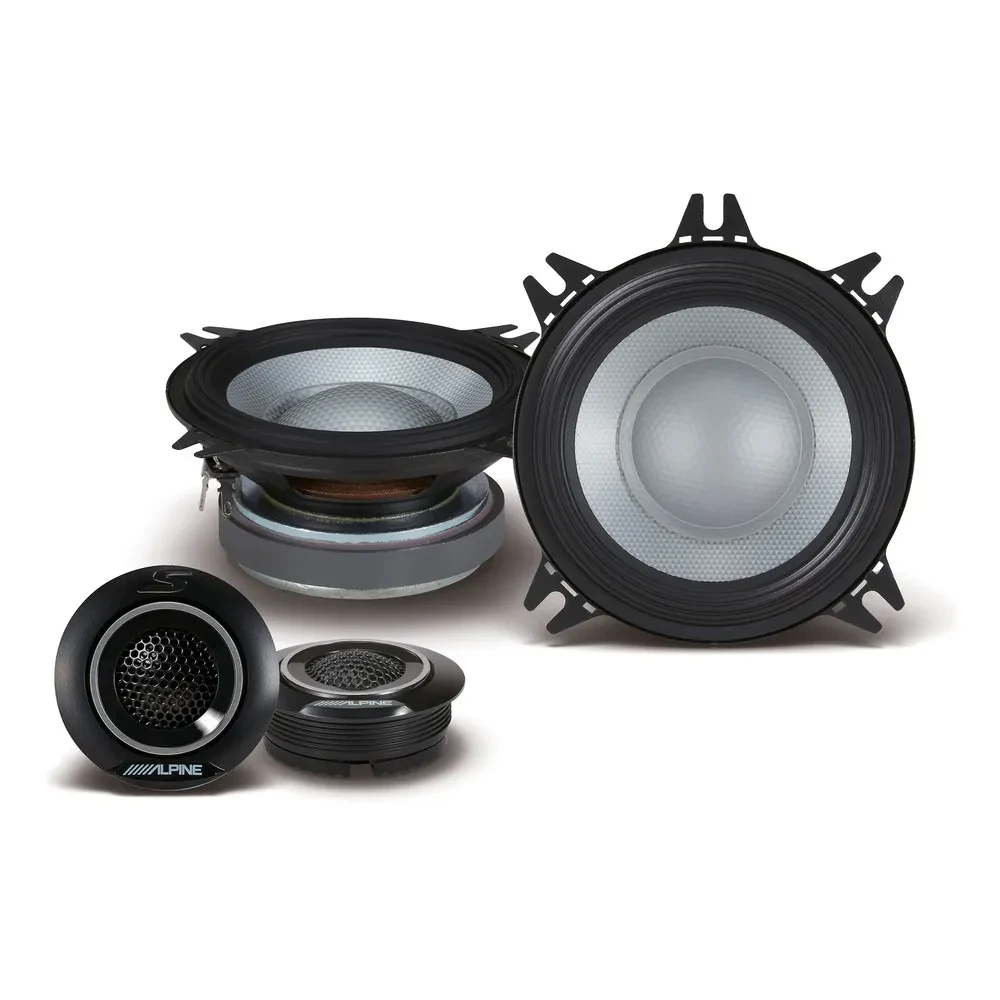 Alpine S2-S40C 4" S-Series 2-way Component Speaker System Open Box, Great