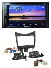 Pioneer Bluetooth 2DIN USB DVD DAB MP3 Autoradio für Honda Accord 02-08 schwarz
