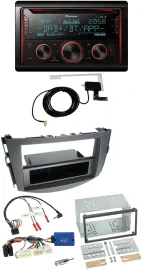 Автомагнитола Pioneer 2 DIN, DAB, USB, CD, Bluetooth для Toyota RAV4 (с 2011)