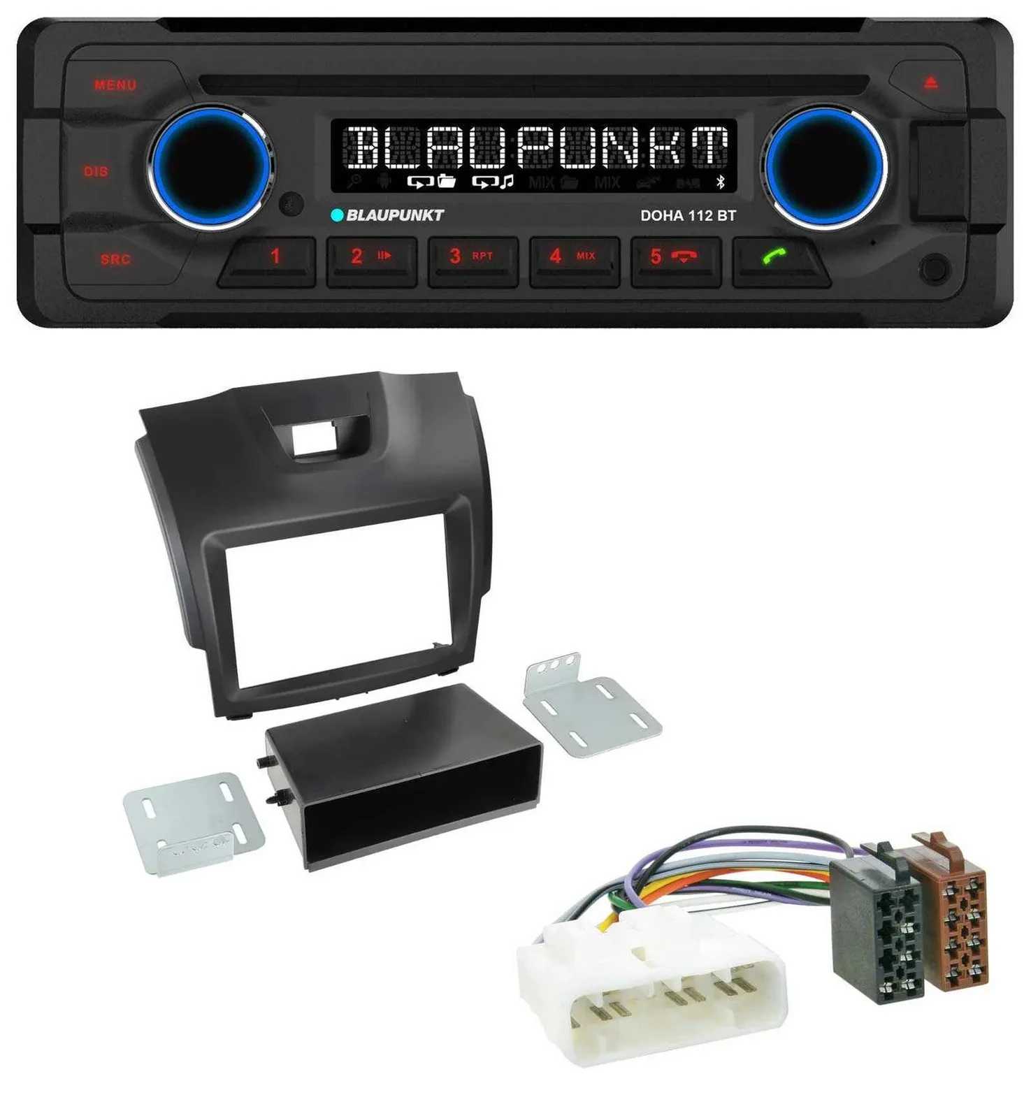 Blaupunkt AUX MP3 CD Bluetooth USB Autoradio für Isuzu D-Max (2012-2020)