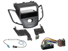 Radioeinbauset DIN Autoradio für Ford Fiesta 10-17 JA8 ohne Display schwarz