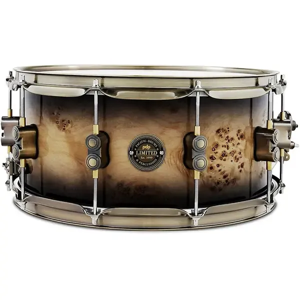 Малый барабан PDP by DW Limited Edition Mapa Burl 14x5.5 Black Burst