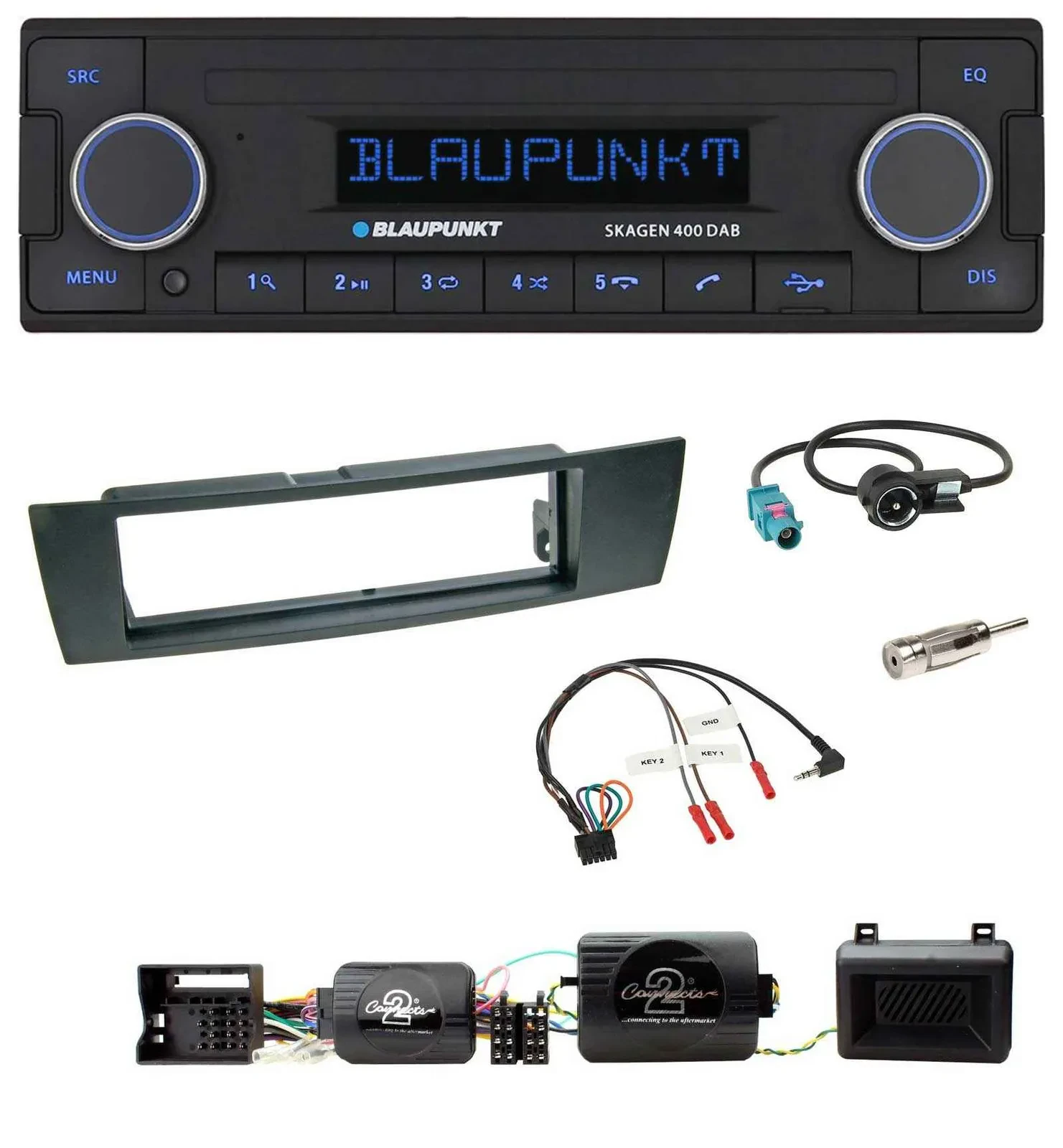 Blaupunkt DAB USB Bluetooth Lenkrad Autoradio für BMW 1er 2004-2013 E87