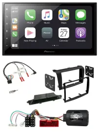 Pioneer Lenkrad Bluetooth DAB 2DIN USB Autoradio für Mazda 3 2003-2009 schwarz