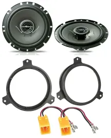 Pioneer 170Watt 2-Wege 16,5cm Lautsprecher für Citroen C1 Peugeot 108 ab 14 Fron