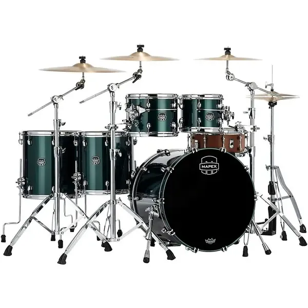 Ударная установка акустическая Mapex Saturn Evolution Workhorse Maple 5-Piece Shell Pack 22" Bass Brunswick Grn