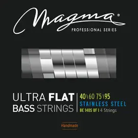 Струны для бас-гитары с плоской обмоткой 40-95 Magma Strings BE140SUF
