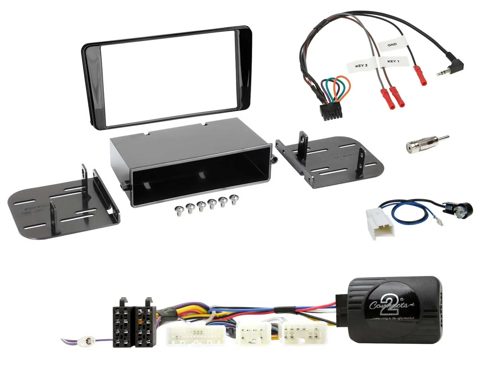 Einbauset Lenkradadapter Doppel DIN Autoradio für Subaru BRZ 2017-2020