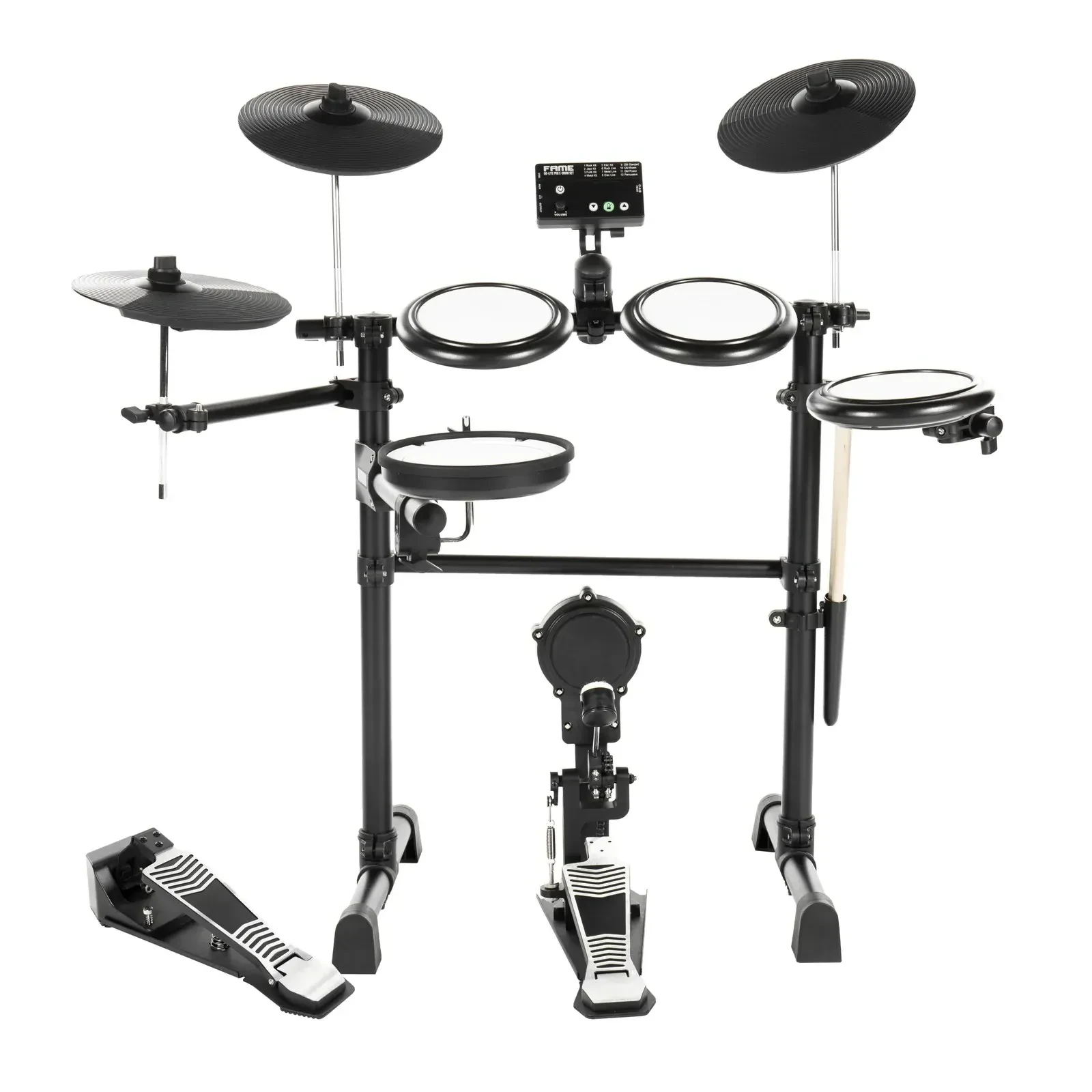 Электронная ударная установка Fame Audio DD-Lite Pro 144 звуков, 12 наборов, MIDI (набор)