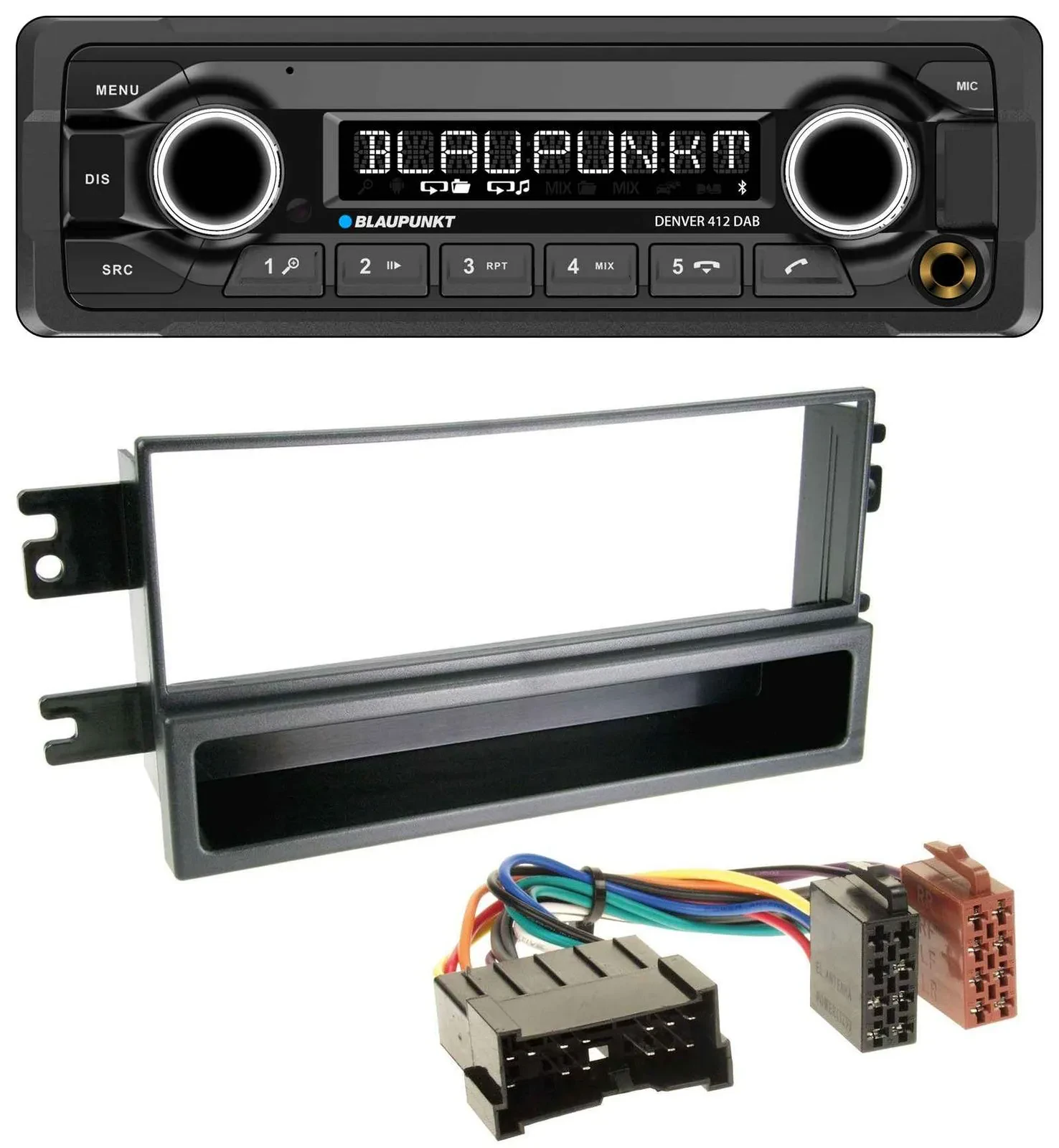 Blaupunkt Bluetooth DAB MP3 USB Autoradio für Kia Cerato (bis 2007)