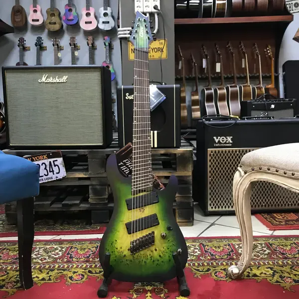Электрогитара  Cort KX508 Multi Scale II Mariana HH Blue Burst Indonesia 2023