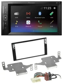 Автомагнитола Pioneer 2DIN, DAB, Bluetooth, USB, MP3, для Nissan Juke (с 2014)