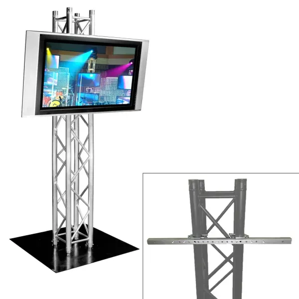 Global Truss 7.05FT (2.15m) Truss Plasma TV Stand / Lighting Tower + Steel Base