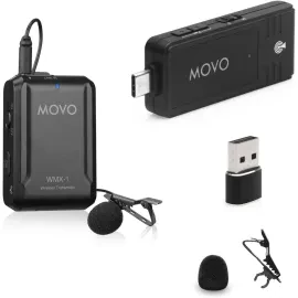 Movo Photo WMX-1-UL Wireless USB-C Lavalier Microphone System