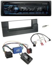 Alpine USB Bluetooth DAB Lenkrad Autoradio für BMW 5er E39 1996-2004 Aktivsystem