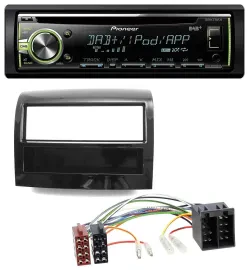 Pioneer DAB USB MP3 AUX CD Autoradio für Fiat Ducato 2011-2021 piano schwarz