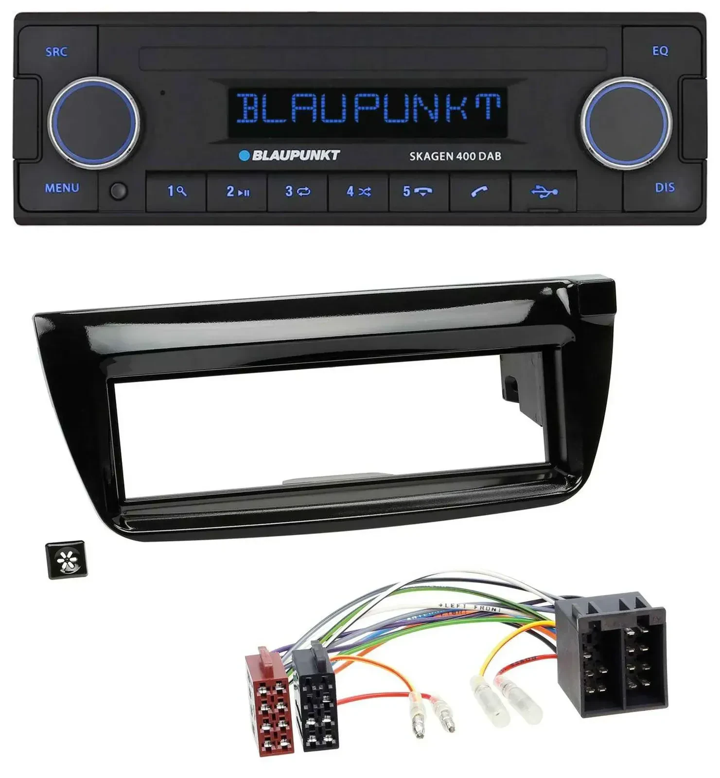 Автомагнитола для Opel Combo (с 2011) и Fiat Doblo (2012–2015) Blaupunkt DAB, USB, Bluetooth, MP3