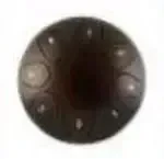 FTD-128C-BK Глюкофон, 30см, До мажор, черный, Foix