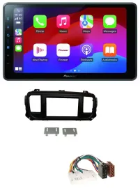 Pioneer Bluetooth 2DIN USB MP3 DAB Autoradio für Toyota Proace Verso ab 2016