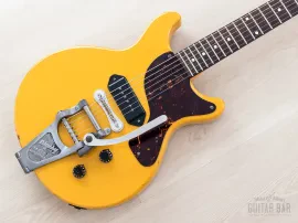 1996 Orville Les Paul Junior Double Cut LPJ-D65 TV Yellow w/ Bigsby B7