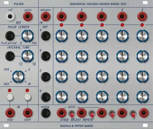 Модульный студийный синтезатор Tiptop Audio & Buchla 245t Sequential Voltage Source Eurorack Module