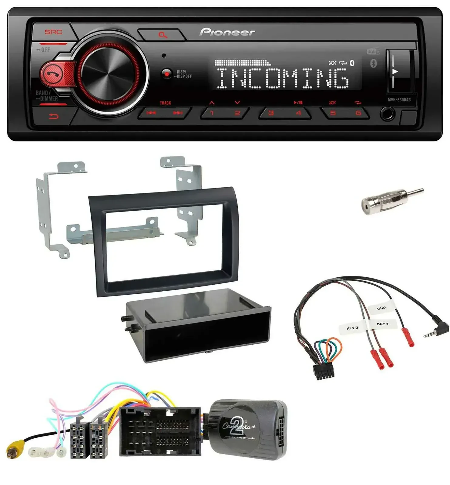 Автомагнитола для Citroen Jumper (с 2014) Pioneer Bluetooth, USB, DAB