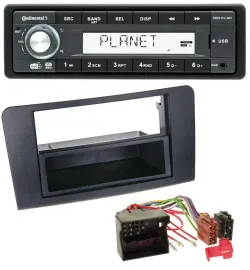 Автомагнитола для Mercedes ML Continental 1-DIN MP3 USB AUX DAB (с 2006)