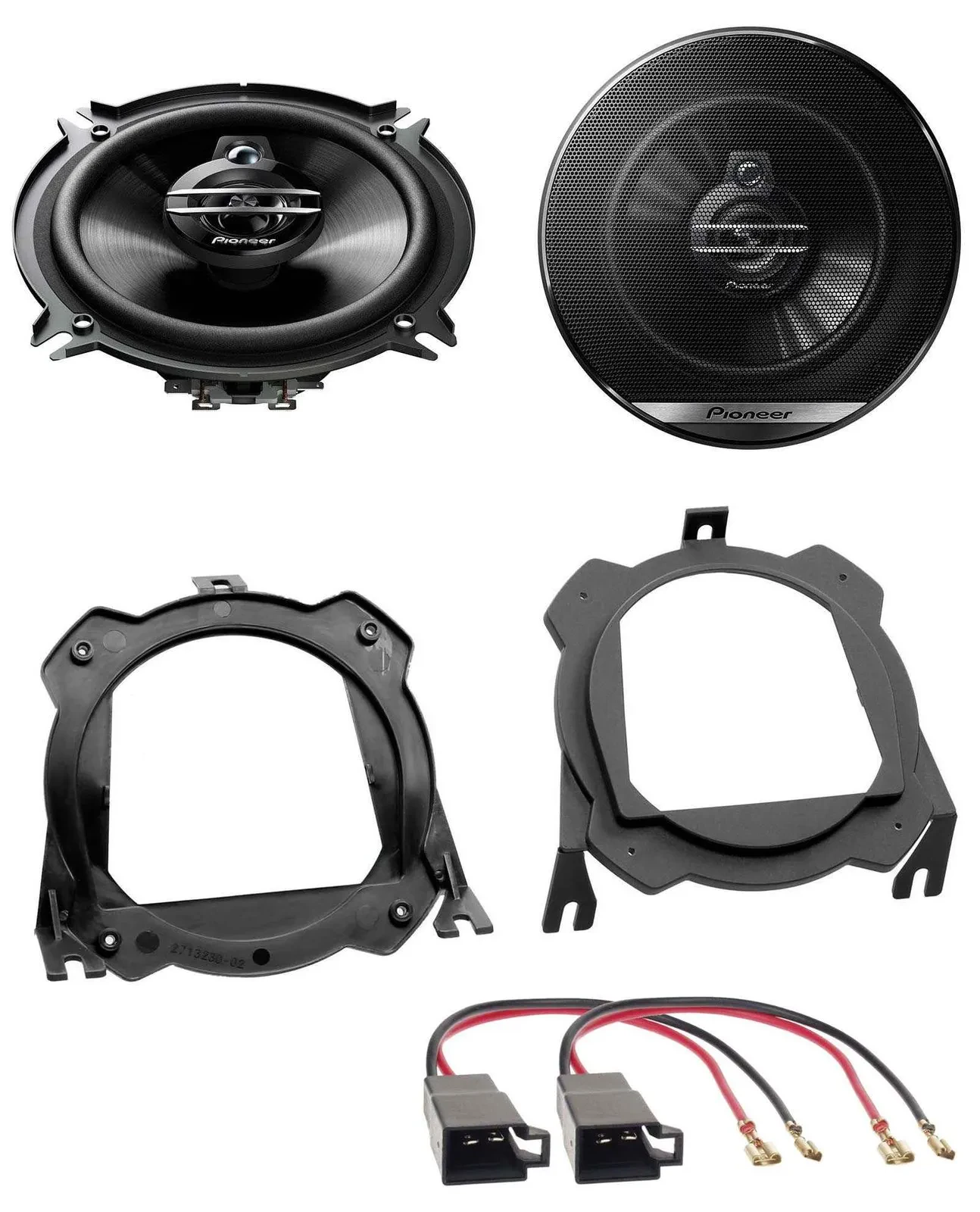 Pioneer 3-Wege 13cm 250Watt Lautsprecher für Opel Corsa B C Tigra Ablage Auto Bo