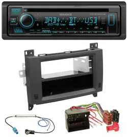 Kenwood Bluetooth DAB CD MP3 USB Autoradio für Mercedes Vito Viano 06-14 Rubbert