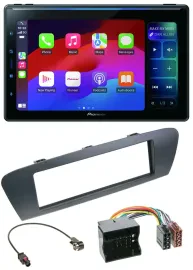 Pioneer Bluetooth DAB MP3 USB Autoradio für Renault Scenic (ab 12) - grau