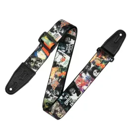 MP2H-001 Halloween Straps Ремень для гитары, полиэстер, фильмы ужасов, Levy's