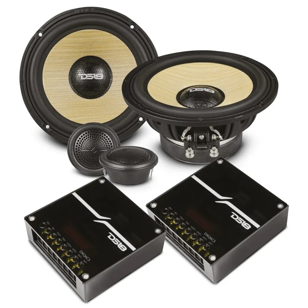 DS18 DXQ6C2 6.5" DXQ Series 2-Way Component Speaker System