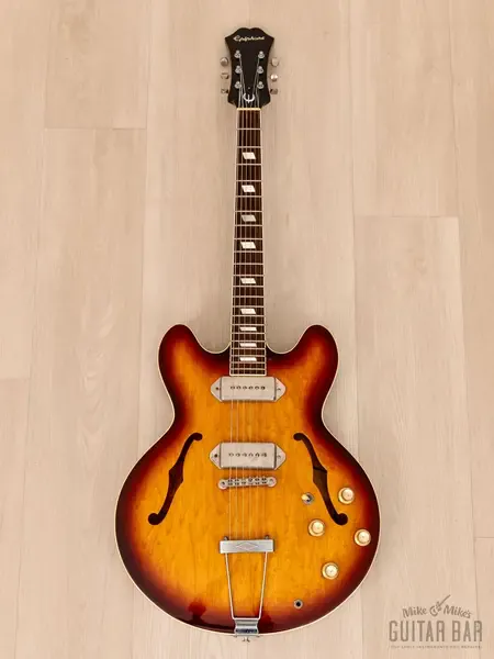 Полуакустическая электрогитара Гитара  Epiphone Casino  Pre-Elitis, Figured Maple Jpan 1989 w/Case