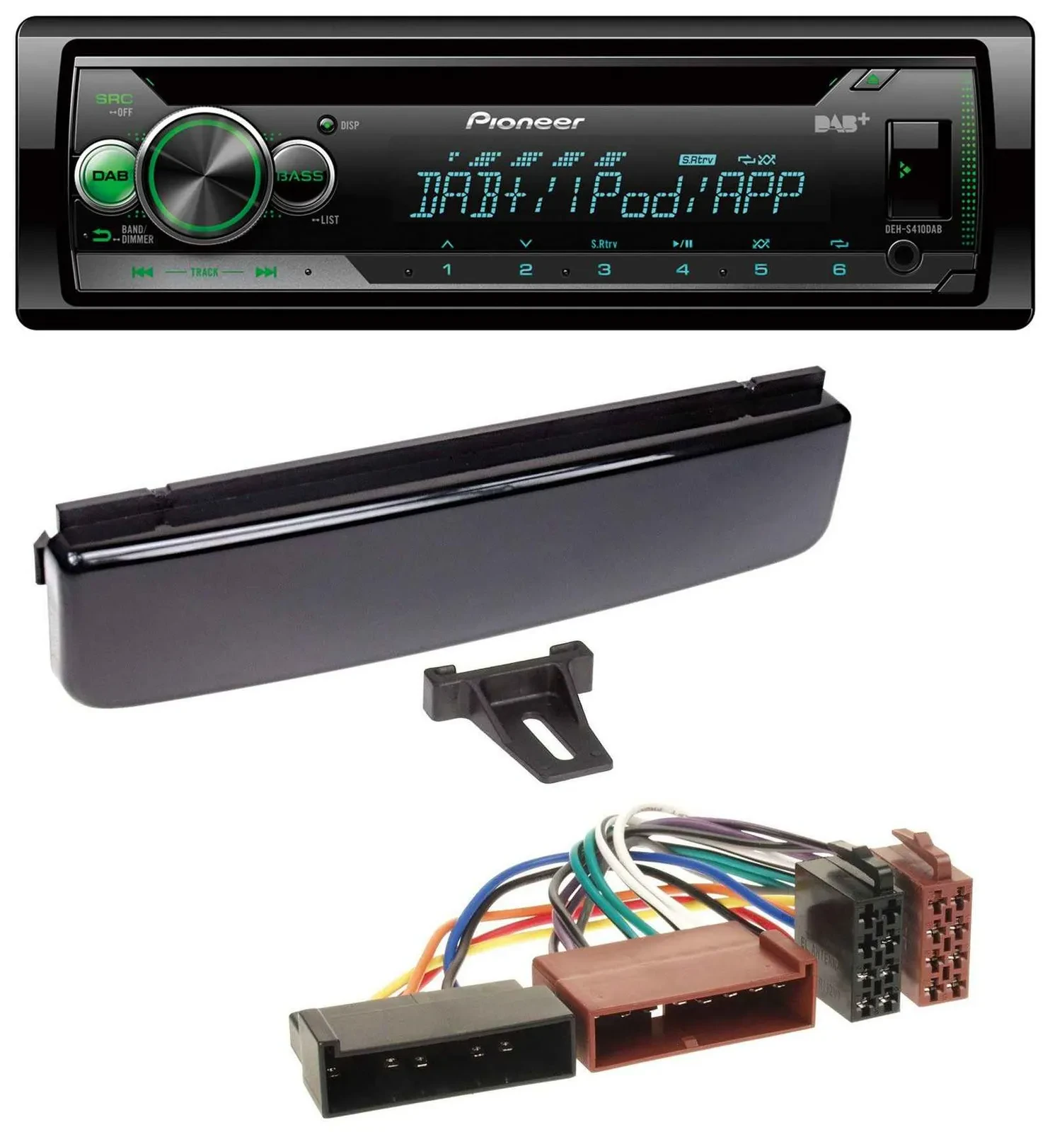 Pioneer USB MP3 DAB AUX CD Autoradio für Ford Cougar Fiesta Focus Mondeo Puma Kl
