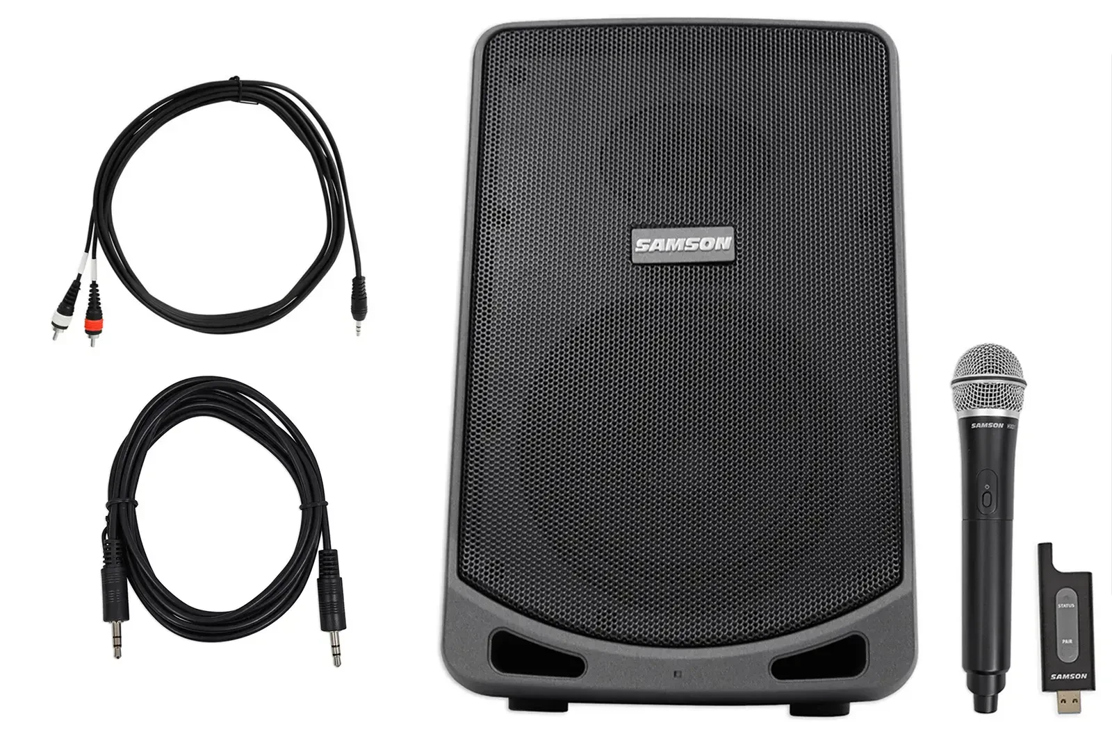 Караоке-система Samson 6", портативная, активная, с микрофоном