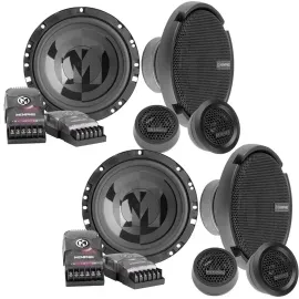 Динамики для автомобиля Memphis PRX60C 6.75", 200W, 2-полосные, компонентные (набор, 2 пары)