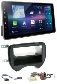 Pioneer Bluetooth USB DAB MP3 Autoradio für Nissan Micra K13 10-13 schwarz