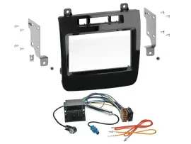 Einbauset Doppel DIN Autoradio für VW Touareg (2010-2014)