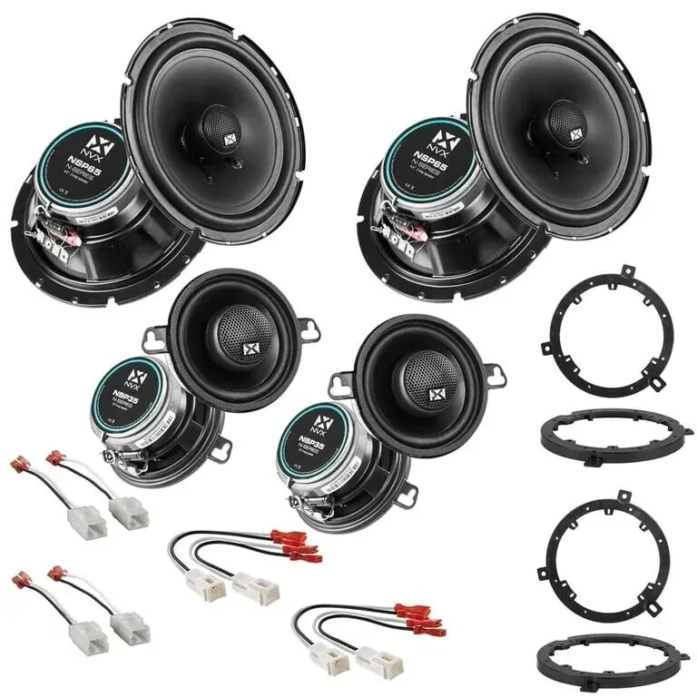 Автомобильные динамики для Jeep Wrangler JK (2015–2018) NVX Factory Speaker Replacement Package (набор)