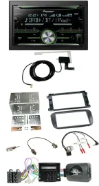 Pioneer CD USB Lenkrad Bluetooth 2DIN DAB Autoradio für Ford S-Max Mondeo Profi