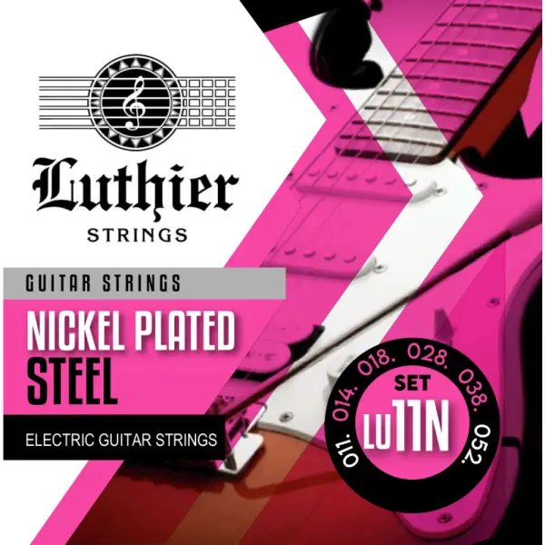 Струны для электрогитары Luthier LU-11N Nickel Plated 11-52