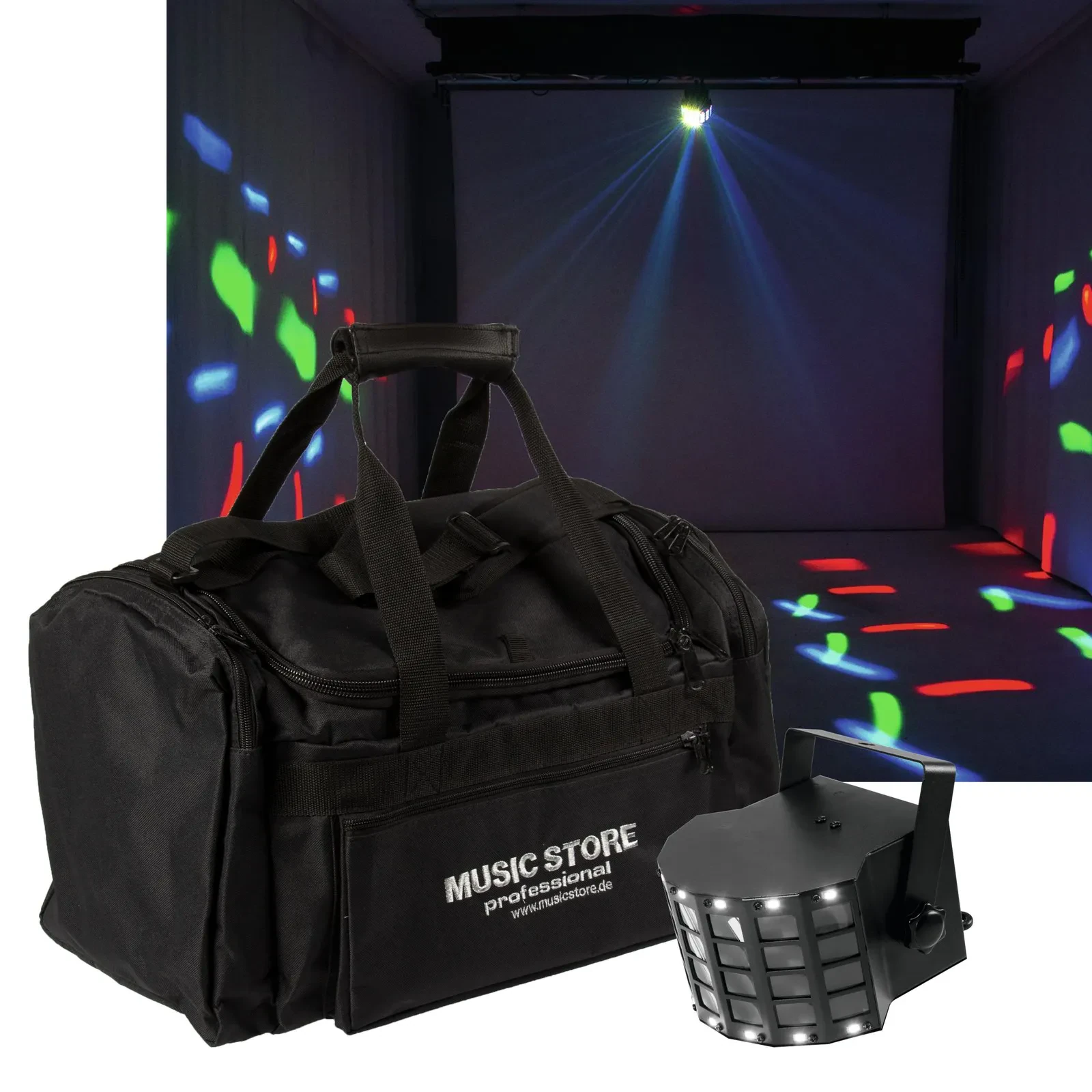 Eurolite LED Mini D-6 + Bag - Lichteffekte Set