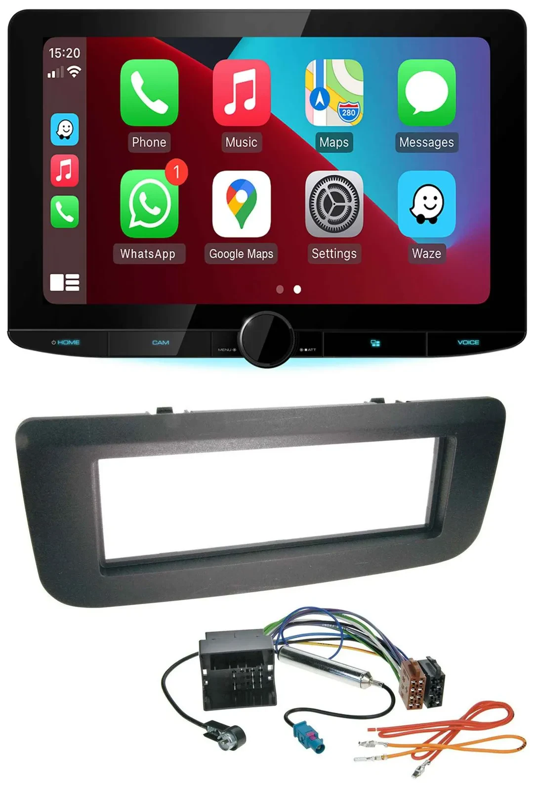 Kenwood MP3 USB DAB Bluetooth Autoradio für Skoda Fabia 5J 07-14 Praktik Roomste