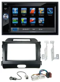 Blaupunkt SD Bluetooth 2DIN MP3 USB AUX Autoradio für Kia Sportage 3 10-15 SL sc