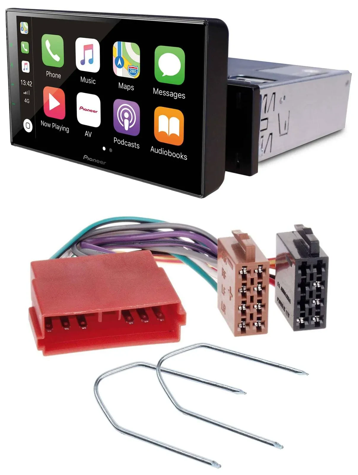 Автомагнитола для Citroen BX (1992–1994), XM (1989–2000) Pioneer Bluetooth, MP3, DAB, USB