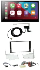 Pioneer USB Bluetooth DAB MP3 2DIN Autoradio für Nissan Micra Note ab 2013