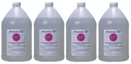 (4) American DJ ADJ BUB/G 1 Gallon Bubble Juice Bottles For Bubble Machines