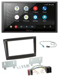 Автомагнитола для Fiat Doblo (с 2015) Pioneer 2DIN, USB, DAB, MP3, Bluetooth, черная