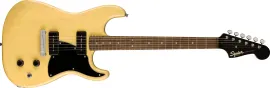 Squier Paranormal Strat-O-Sonic, Laurel board, Black Pickguard, Vintage Blonde
