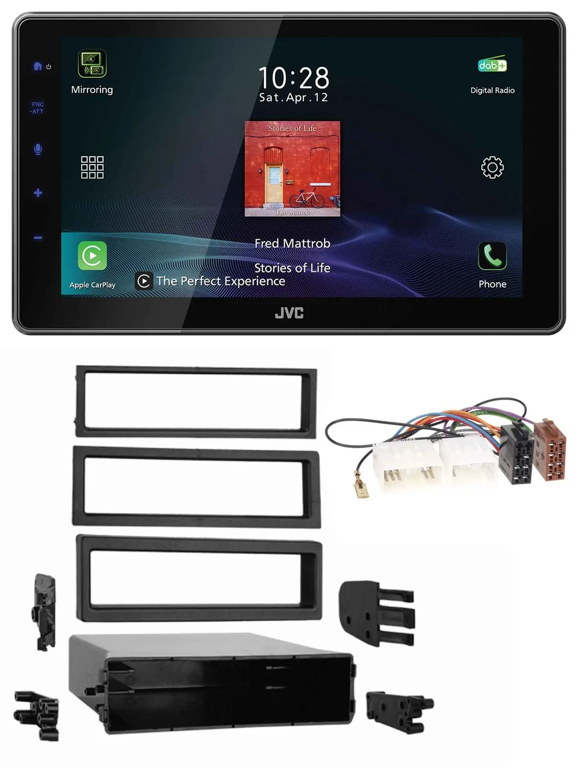 JVC DAB MP3 Bluetooth USB Autoradio für Mazda 929 (1973-1995)